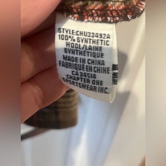 C by One Plaid Shacket 100% Synthetic Wool Size XS - Picture 2 of 8